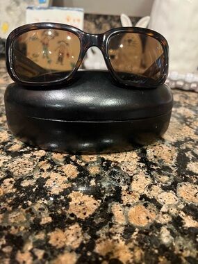 Ralph Lauren Brown Tortoiseshell Sunglasses with Brown Lenses